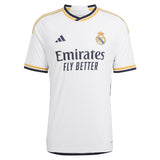 Real Madrid adidas Home Authentic Shirt 2023-24 with Arda Güler 24 printing - Kit Captain