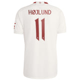 Manchester United Cup Third Shirt 2023-24 with Højlund 11 printing - Kit Captain