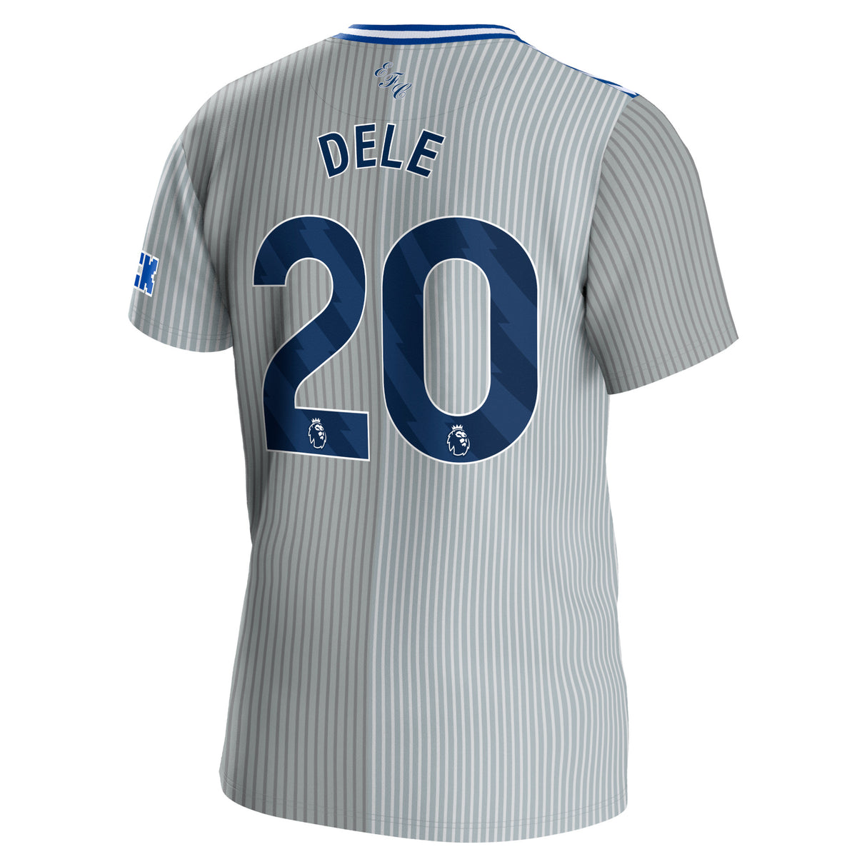 Everton Hummel Third Shirt 2023-24 with Dele 20 printing - Kit Captain