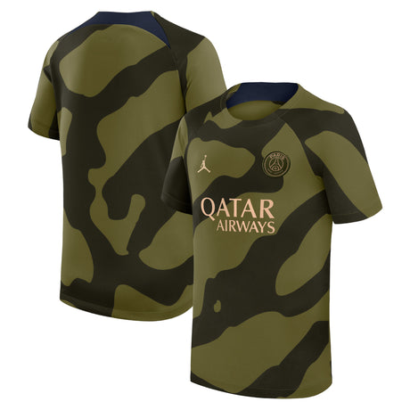 PSG Jordan Pre Match Top - Green - Kids