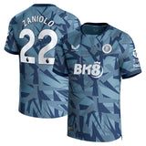 Aston Villa Third Shirt 2023-24 with Zaniolo 22 printing - Kit Captain