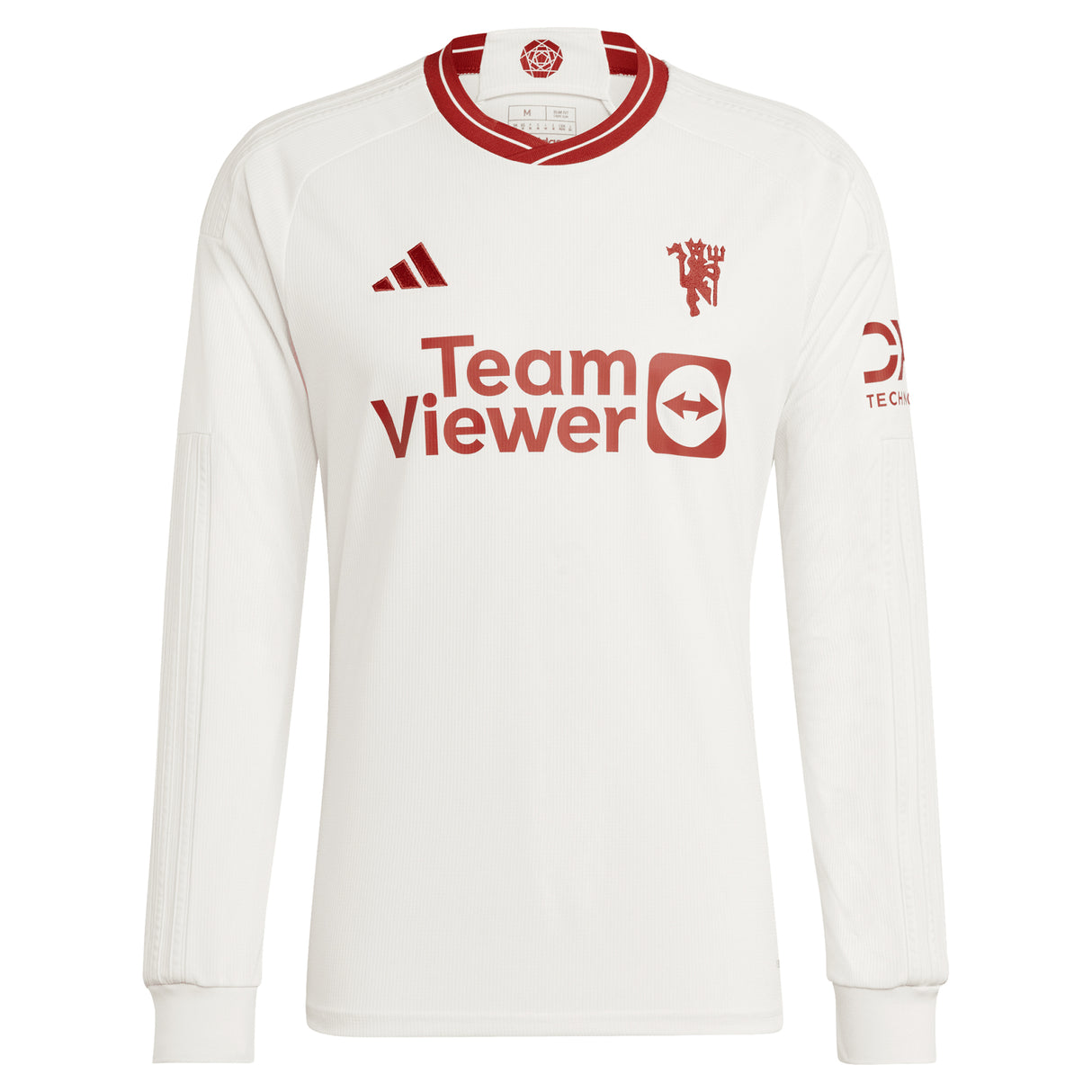 Manchester United Cup adidas Third Shirt 2023-24 - Long Sleeve - With Evans 15 Printing - Kit Captain