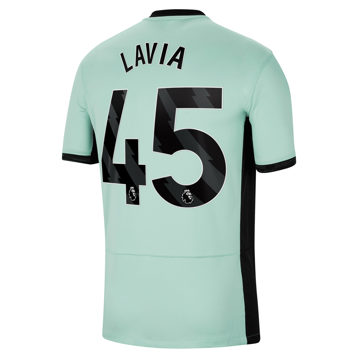 Chelsea Third Stadium Shirt 2023-24 with Lavia 45 printing - Kit Captain