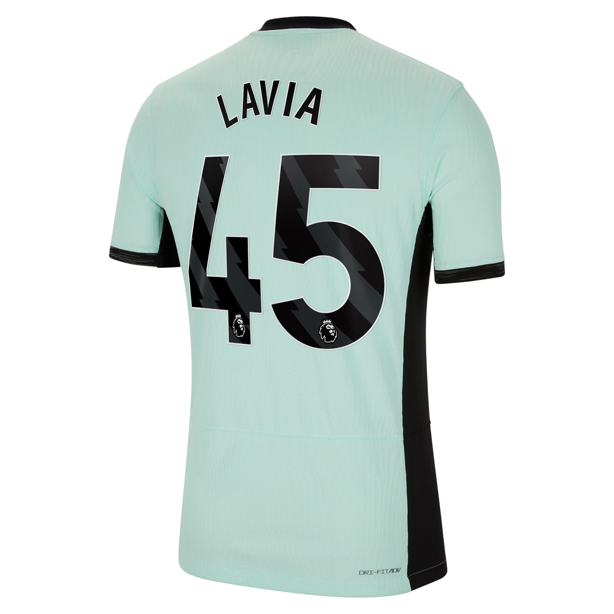 Chelsea Third Vapor Match Shirt 2023-24 with Lavia 45 printing - Kit Captain