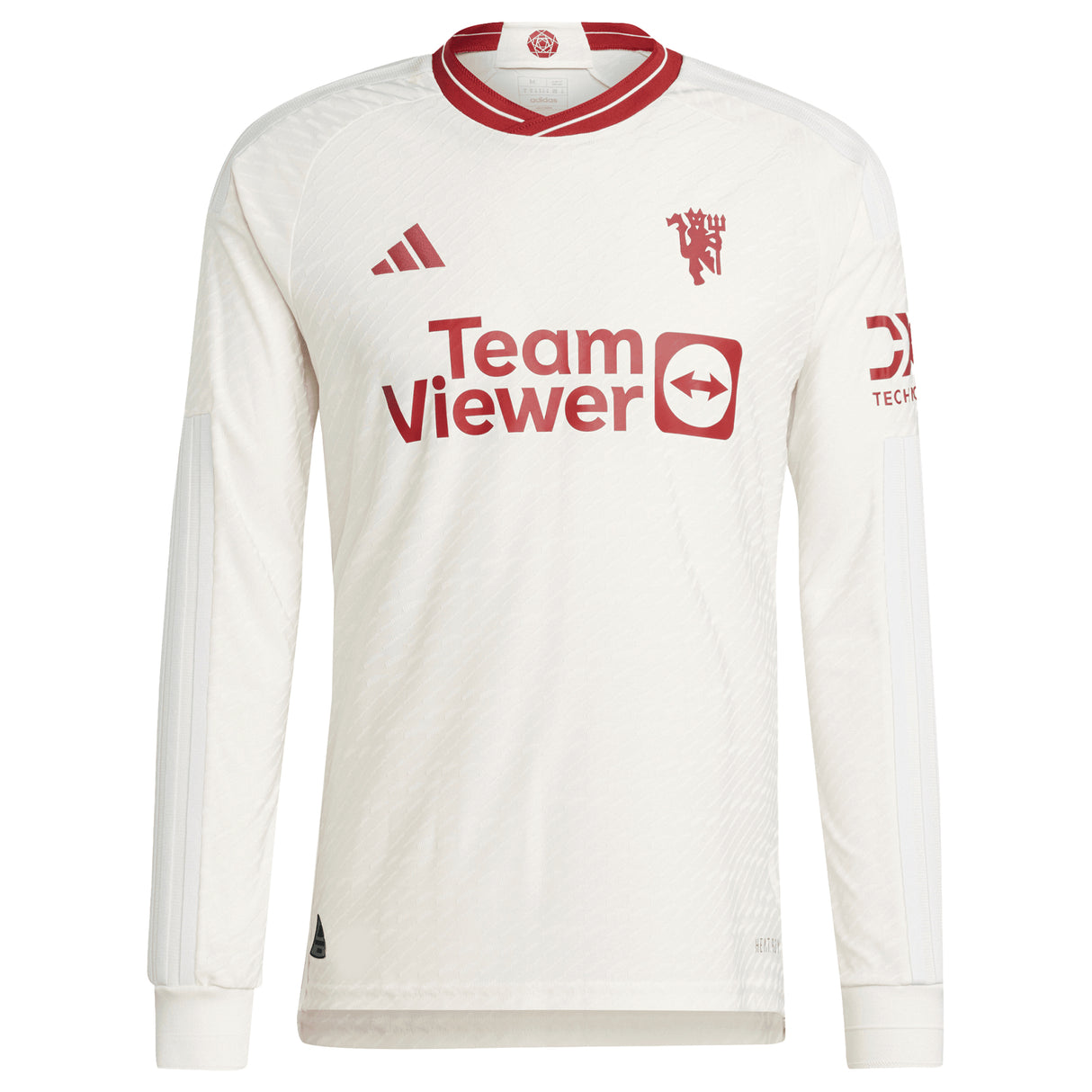 Manchester United WSL adidas Third Authentic Shirt 2023-24 - Long Sleeve - With Geyse 23 Printing - Kit Captain