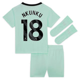 Chelsea Third Stadium Kit 2023-24 - Infants with Nkunku 18 printing - Kit Captain