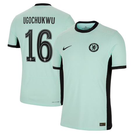 Chelsea Cup Third Vapor Match Shirt 2023-24 with Ugochukwu 16 printing - Kit Captain