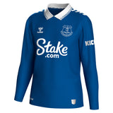 Everton WSL Hummel Home Shirt 2023-24 - Long Sleeve - With Hope 17 Printing - Kit Captain