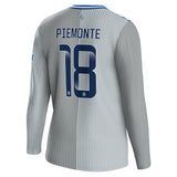 Everton WSL Hummel Third Shirt 2023-24 - Long Sleeve with Piemonte 18 printing - Kit Captain