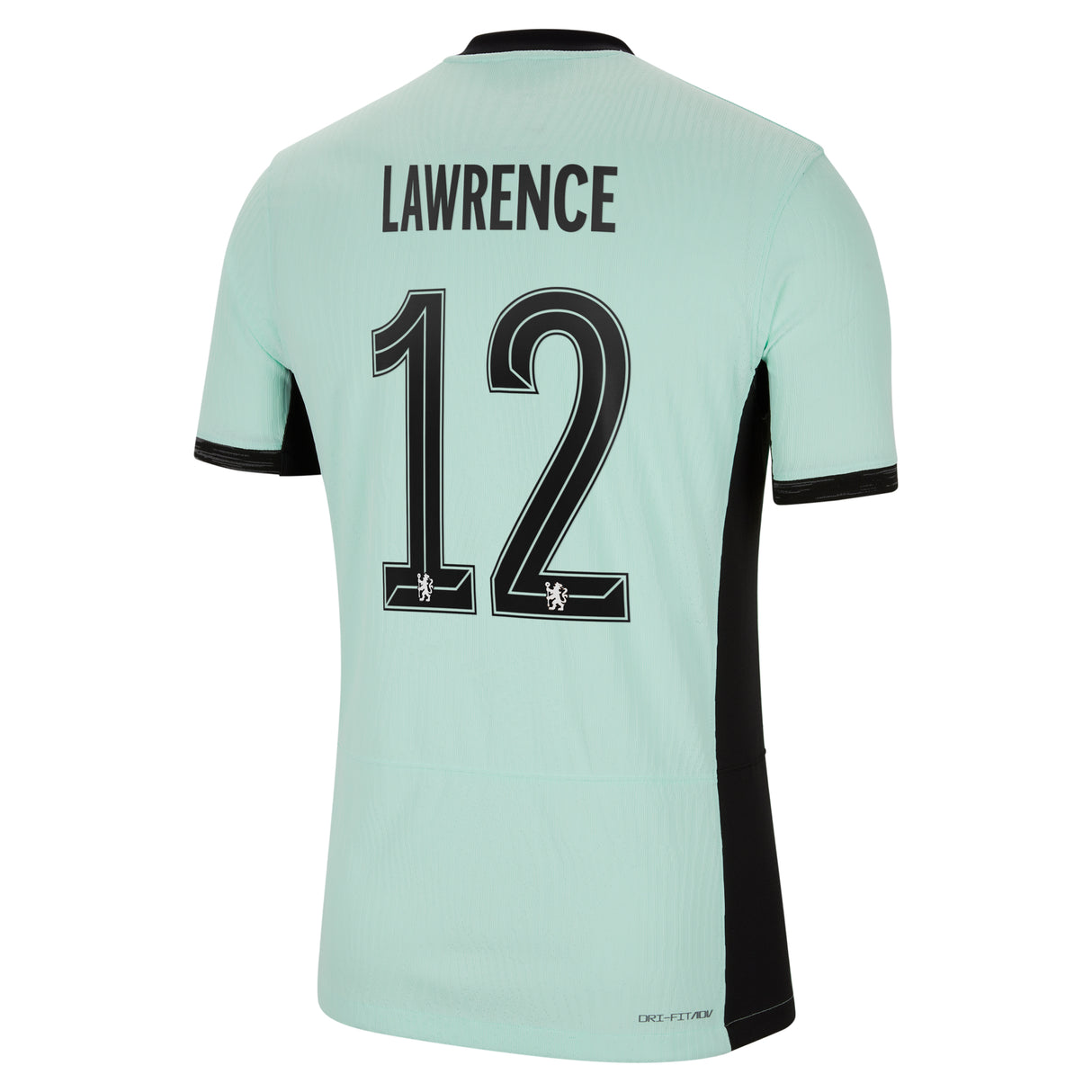 Chelsea Third Vapor Match Shirt 2023-24 with Lawrence 12 printing - Kit Captain