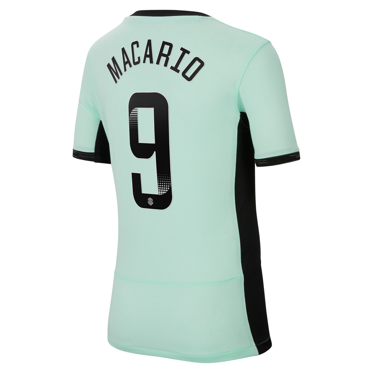 Chelsea WSL Third Stadium Shirt 2023-24 - Kids with Macario 9 printing - Kit Captain