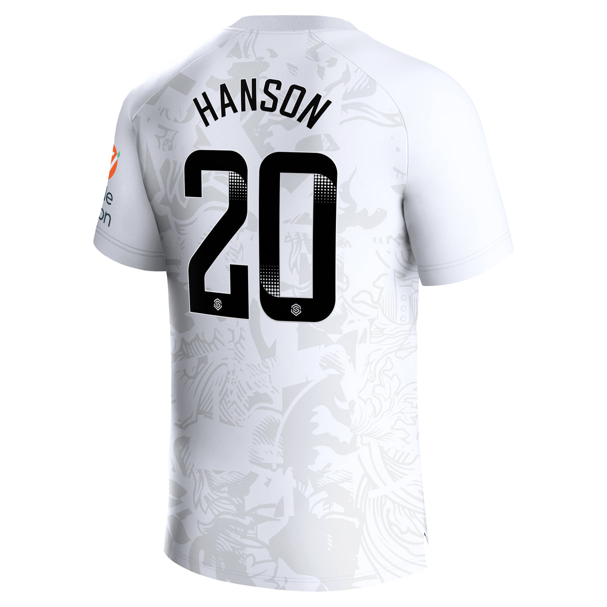 Aston Villa WSL Castore Away Shirt 2023-24 with Hanson 20 printing - Kit Captain