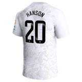 Aston Villa WSL Castore Away Shirt 2023-24 with Hanson 20 printing - Kit Captain