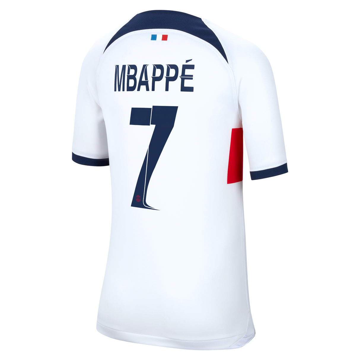 Paris Saint-Germain Nike Away Stadium Shirt 2023-24 - Kids with Champions League printing Mbappé  7 - Kit Captain