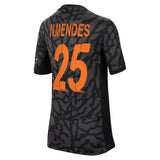 PSG x Jordan Third Stadium Shirt 2023-24 - Kids with Champions League printing N.Mendes 25 - Kit Captain