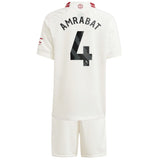 Manchester United EPL Third Mini Kit 2023-24 with Amrabat 4 printing - Kit Captain