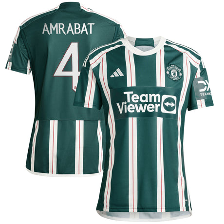 Manchester United Cup Away Shirt 2023-24 with Amrabat 4 printing