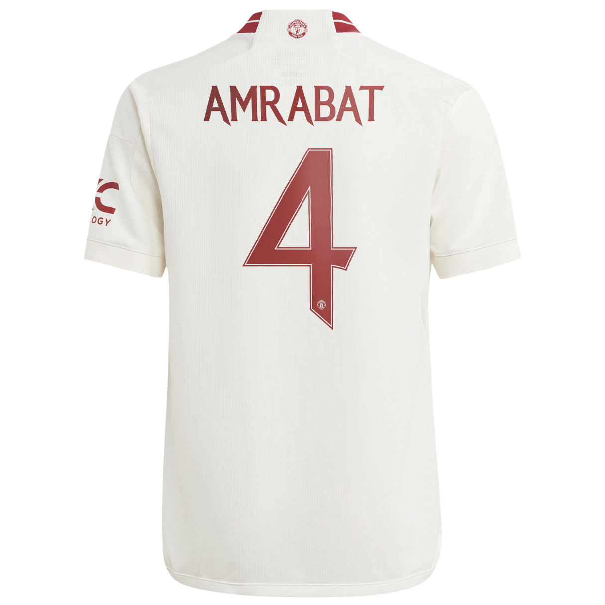 Manchester United Cup Third Shirt 2023-24 - Kids with Amrabat 4 printing - Kit Captain