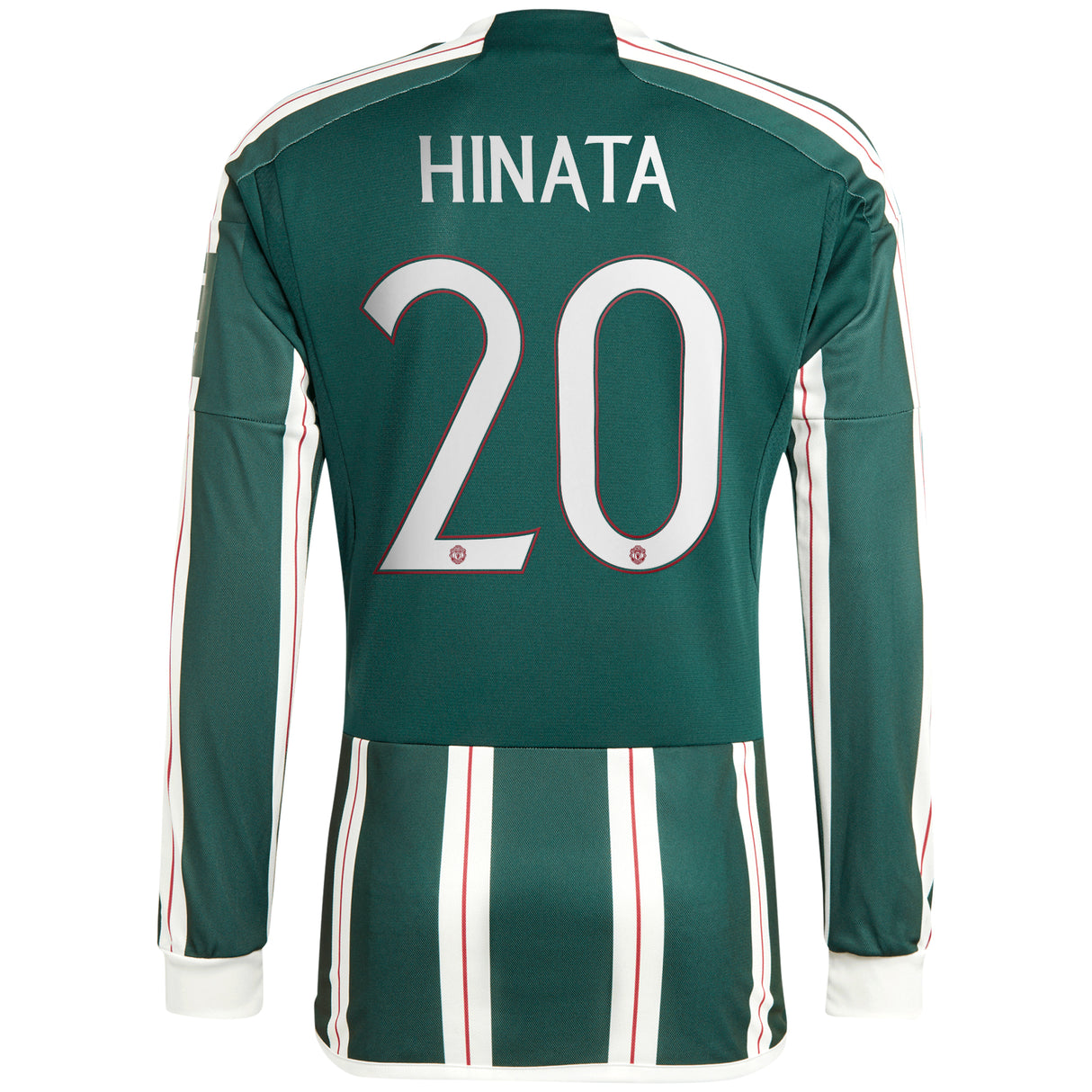 Manchester United Away Shirt 2023-24 - Long sleeve with Hinata 20 printing