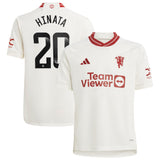 Manchester United WSL Third Shirt 2023-24 - Kids with Hinata 20 printing - Kit Captain