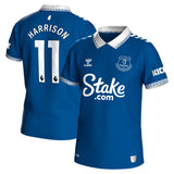 Everton Hummel Home Shirt 2023-24 with Harrison 11 printing - Kit Captain