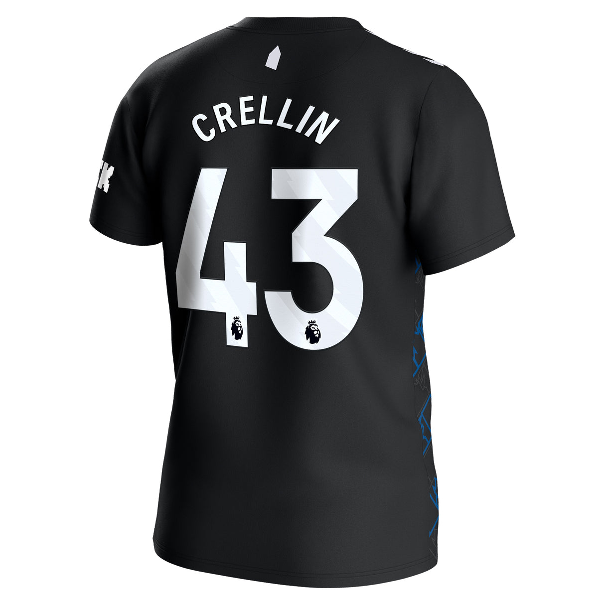 Everton Hummel Away Goalkeeper Shirt 2023-24 with Crellin 43 printing - Kit Captain