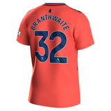 Everton Hummel Away Shirt 2023-24 with Branthwaite 32 printing - Kit Captain