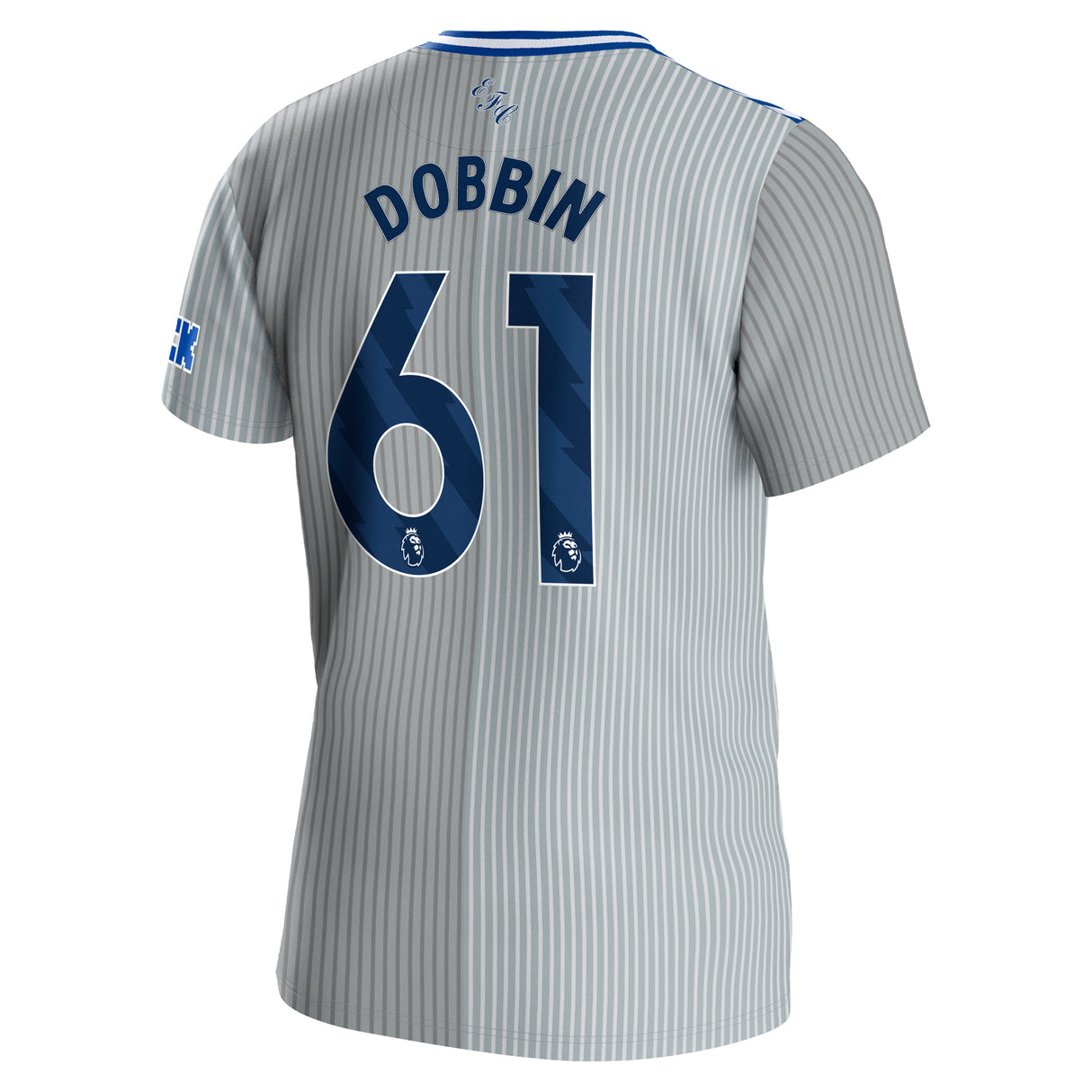 Everton Hummel Third Shirt 2023-24 with Dobbin 61 printing - Kit Captain