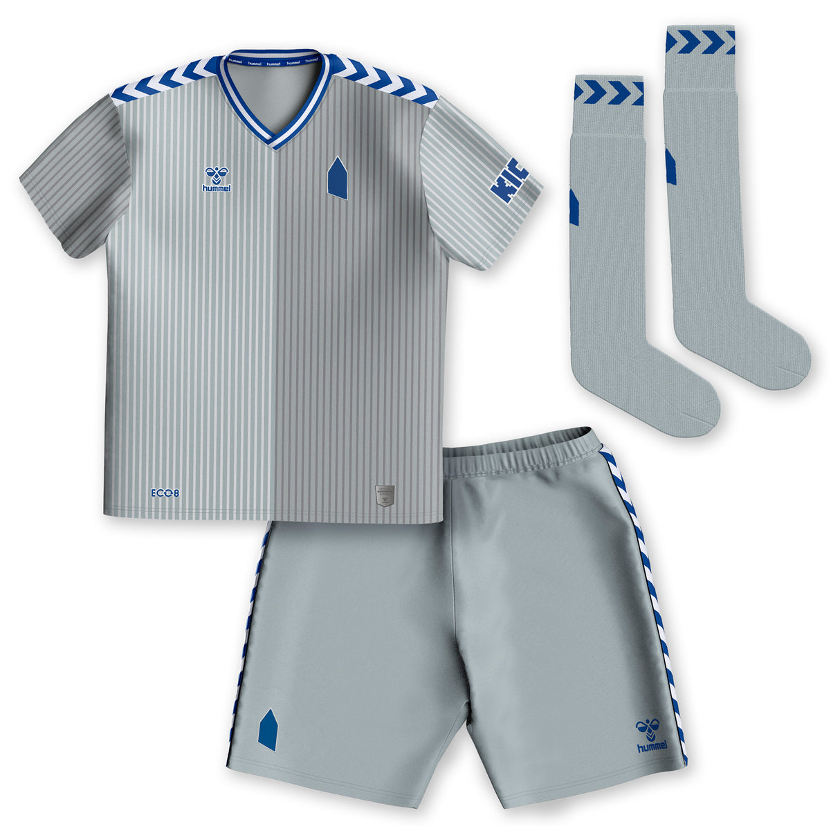 Everton Hummel Third Infant Kit 2023-24 with Harrison 11 printing - Kit Captain