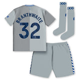 Everton Hummel Third Infant Kit 2023-24 with Branthwaite 32 printing - Kit Captain