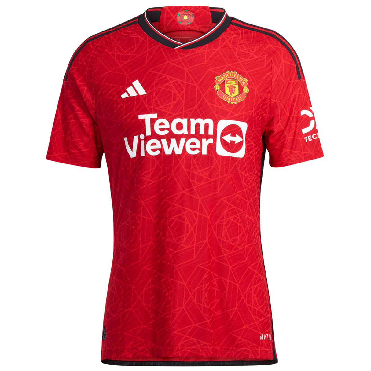 Manchester United WSL adidas Home Authentic Shirt 2023-24 - With George 3 Printing - Kit Captain