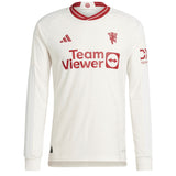 Manchester United WSL adidas Third Authentic Shirt 2023-24 - Long Sleeve - With Irene G. 8 Printing - Kit Captain