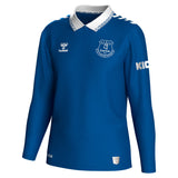 Everton WSL Hummel Home Shirt 2023-24 - Long Sleeve - Kids with Aherne 41 printing - Kit Captain