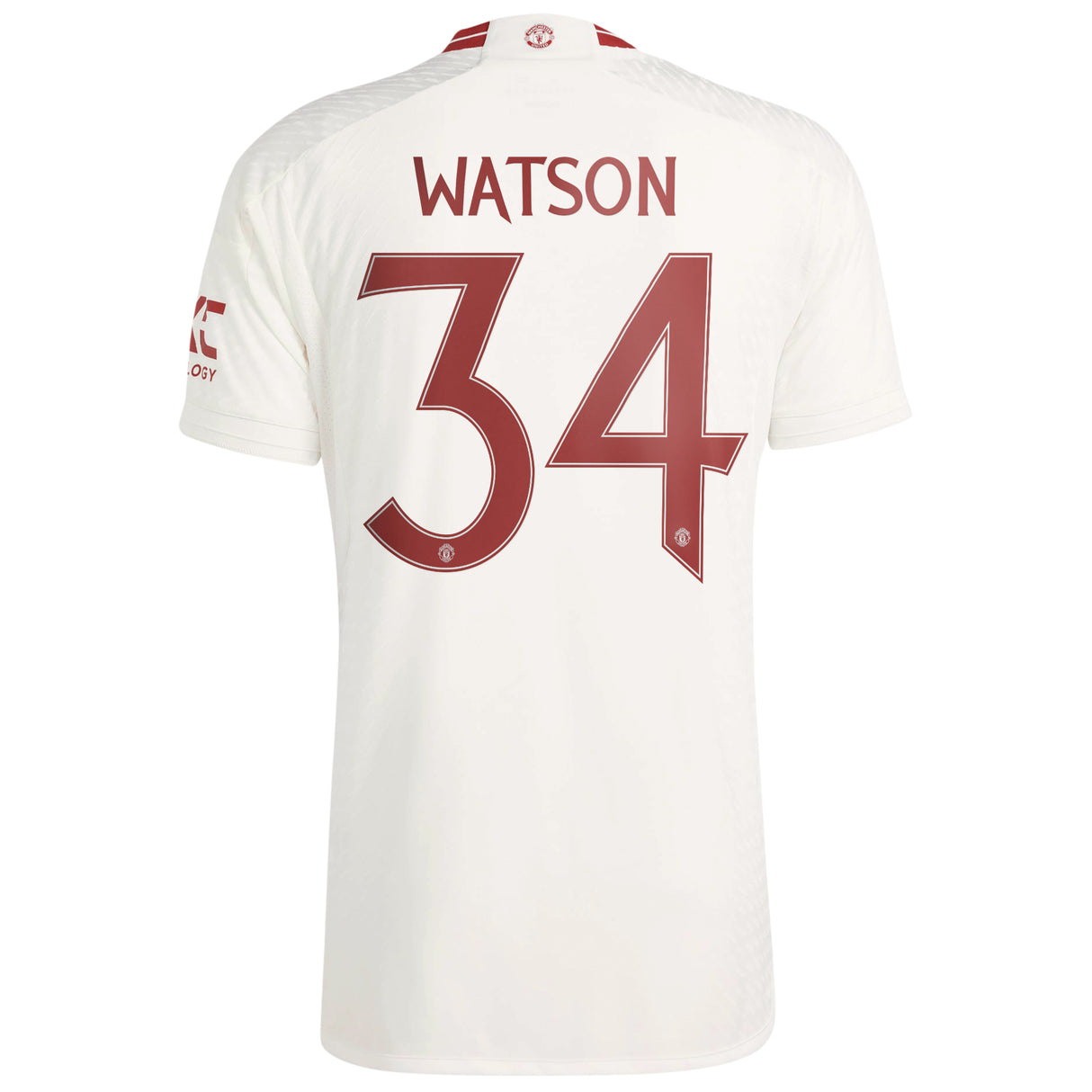 Manchester United Cup adidas Third Authentic Shirt 2023-24 - With Watson 34 Printing - Kit Captain