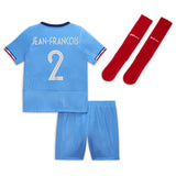 France Women Nike Home Stadium Kit 2023-24 - Little Kids with Jean-Francois 2 printing - Kit Captain