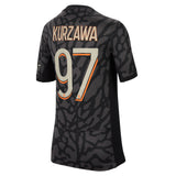 PSG x Jordan Third Stadium Shirt 2023-24 - Kids with Kurzawa 97 printing - Kit Captain