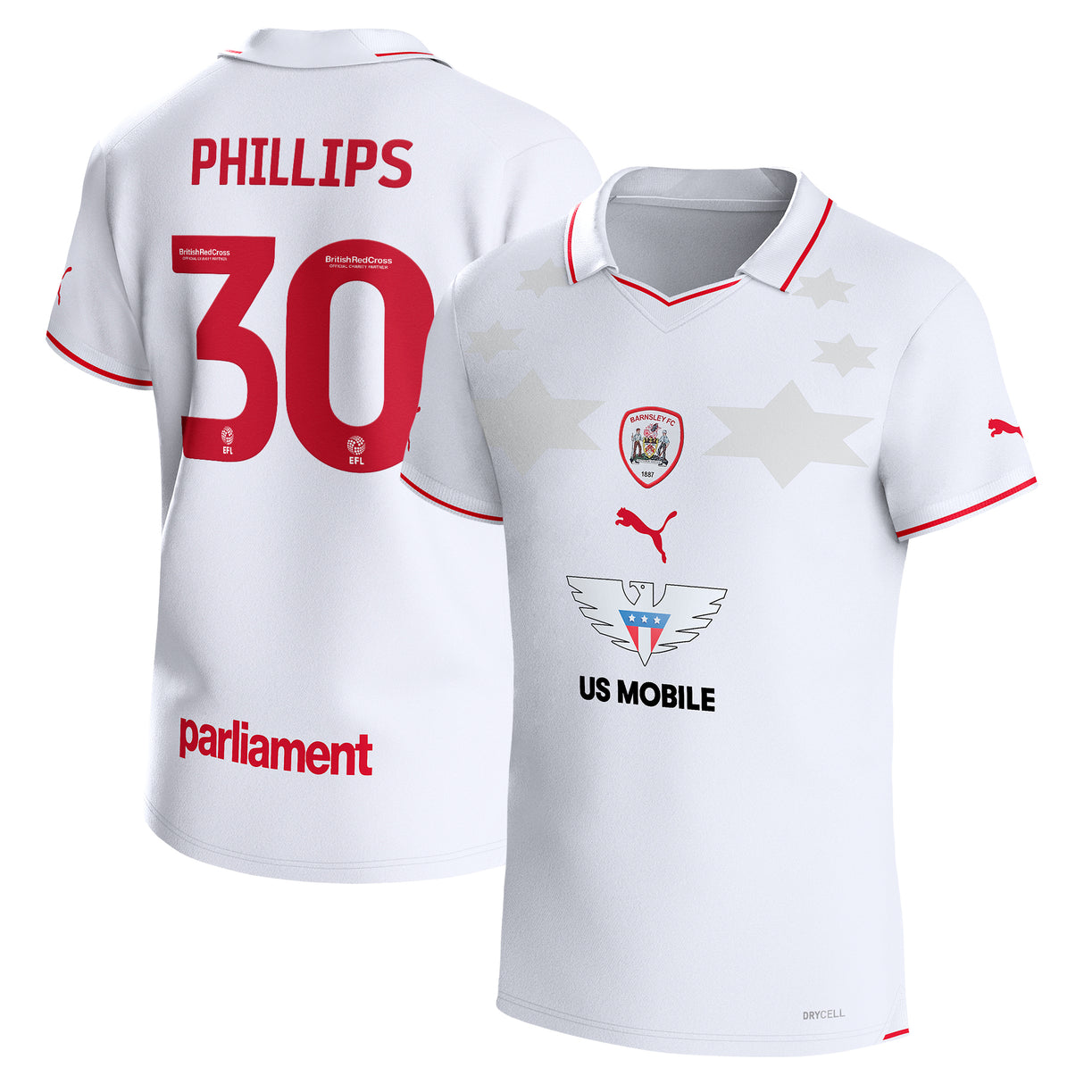 Barnsley Puma Away Shirt 2023-24 - Kids - Adam Phillips 30