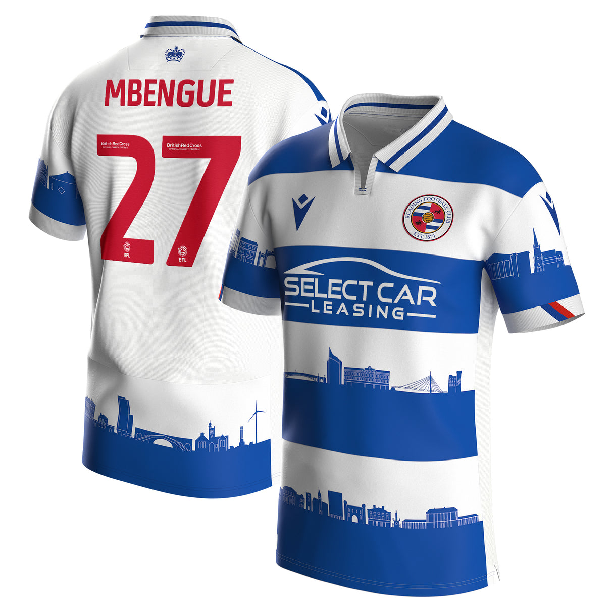 Reading Home Shirt 2023-24 - Amadou Mbengue 27