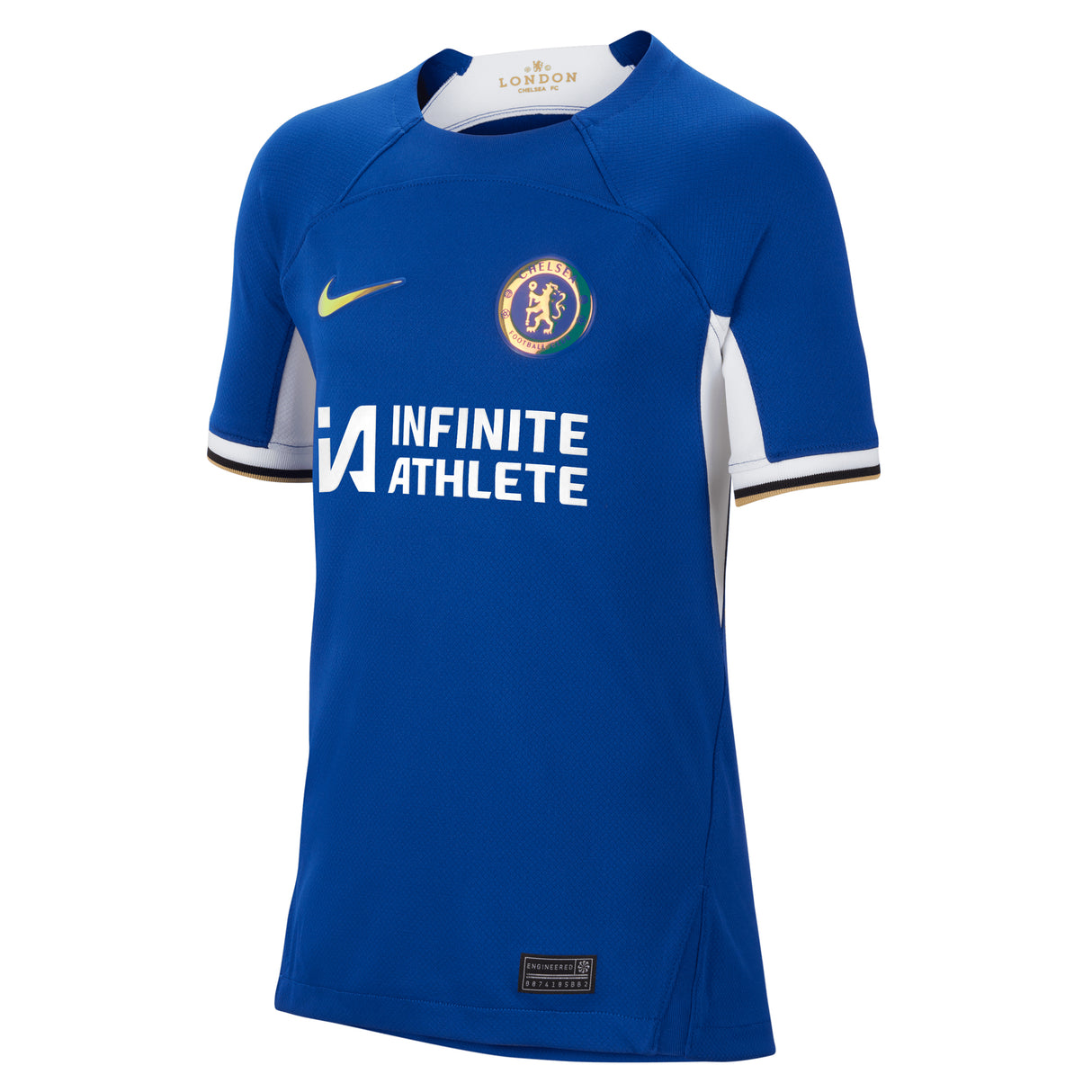 Chelsea Nike Home Stadium Sponsored Shirt 2023-24 - Kids with Chilwell 21 printing