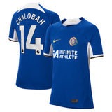 Chelsea Nike Home Stadium Sponsored Shirt 2023-24 - Kids with Chalobah 14 printing