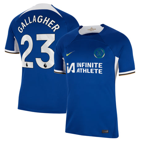 Chelsea Nike Home Stadium Sponsored Shirt 2023-24 with Gallagher 23 printing