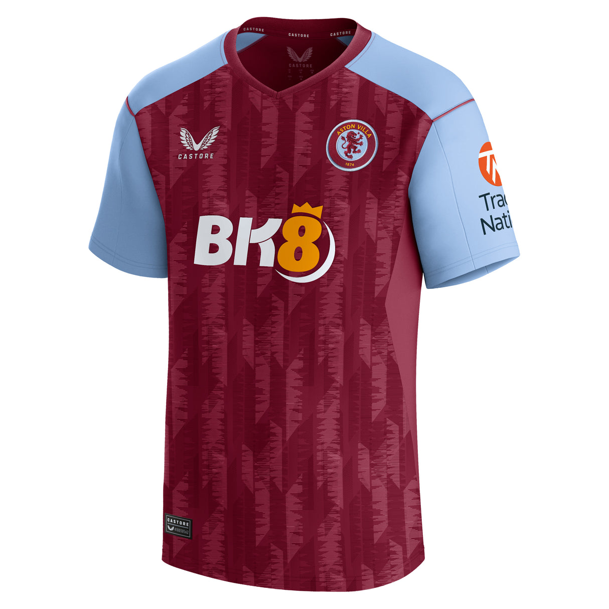 Aston Villa WSL Castore Home Shirt 2023-24 - With Salmon 17 printing - Kit Captain