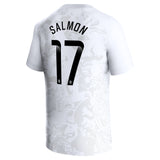 Aston Villa WSL Castore Away Shirt 2023-24 - Kids - With Salmon 17 printing - Kit Captain