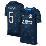 Chelsea WSL Nike Away Stadium Sponsored Shirt 2023-24 - Kids with Ingle 5 printing