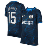 Chelsea WSL Nike Away Stadium Sponsored Shirt 2023-24 - Kids with Perisset 15 printing