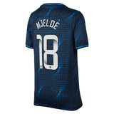 Chelsea WSL Nike Away Stadium Sponsored Shirt 2023-24 - Kids with Mjelde 18 printing