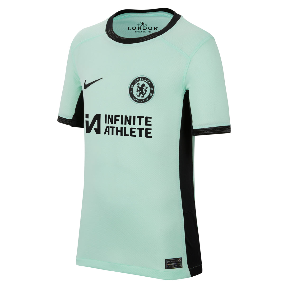 Chelsea WSL Third Stadium Sponsored Shirt 2023-24 - Kids with J.Fleming 17  printing - Kit Captain