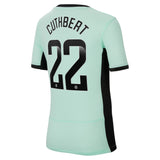 Chelsea WSL Third Stadium Sponsored Shirt 2023-24 - Kids with Cuthbert 22  printing - Kit Captain