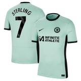 Chelsea Nike Third Stadium Sponsored Shirt 2023-24 with Sterling 7 printing