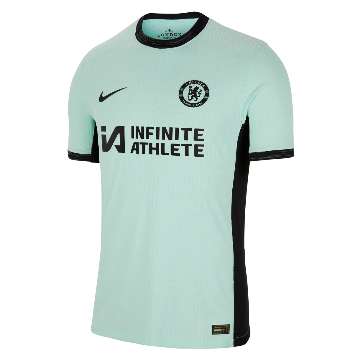 Chelsea Third Vapor Match Sponsored Shirt 2023-24 with Chukwuemeka 17 printing - Kit Captain